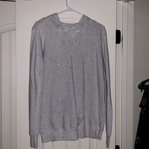 light grey hoodie, Size M